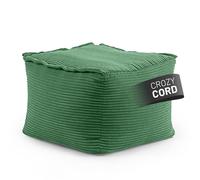 Lumaland Pouf modulare, 140 l, per divano modulare, ideale da abbinare con poltrona, perline in EPS con imbottitura, per interni ed esterni, lavabile, per soggiorno, camera da letto e così via.