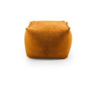 Lumaland Pouf modulare - serie Cord, pouf per interni con struttura morbida, ideale per divano e pouf | Bean Bag con imbottitura - per soggiorno & Co. - 54 x 54 x 40 cm