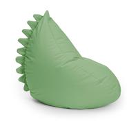 Lumaland Pouf per bambini Monster Animal Design | Pouf per interni ed esterni | Combinabile con gli amici di Animal Line | 80 x 80 x 70 cm [verde]