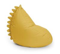 Lumaland Pouf per bambini Monster | Pouf per bambini | Impermeabile Bean Bag per interni ed esterni | Materiale facile da pulire | 80 x 80 x 70 cm e 2,9 kg leggero [giallo]