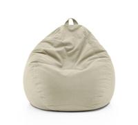 LUMALAND Sacco a Pelo Cord Feincord 250L EPS Perle Beanbag Poltrona Lounge Cu...