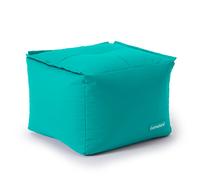 Lumaland Pouf Modulare | Pouf Impermeabile, Sgabello Sspandibile e Leggero, per Interni ed Esterni, per Giardino e Interni | 54 x 54 x 40 cm [Turchese]