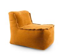 Lumaland Modulo Centrale - Serie Cord | Pouf per interni con struttura morbida, ideale per moduli di divano e pouf | Pouf con imbottitura - per soggiorno e altro - 54x81x70 cm