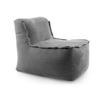 Lumaland Sezione centrale modulare, serie Cord, pouf per interni con struttura morbida, ideale per divano e pouf | Bean Bag con imbottitura - per soggiorno & Co. - 54 x 81 x 70 cm