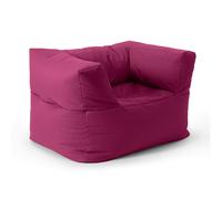 Lumaland - Poltrona a sacco modulare, facile da espandere e leggere, lavabile, impermeabile, per interni ed esterni, 96 x 72 x 70 cm, color vinaccia