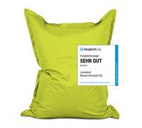 LUMALAND Sacco Seduta XXL Esterno Borsa Imbottita Con Eps Perle 140x180 CM 380 L