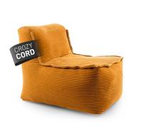 Lumaland Sezione centrale modulare, serie Cord, pouf per interni con struttura morbida, ideale per divano e pouf | Bean Bag con imbottitura - per soggiorno & Co. - 54 x 81 x 70 cm
