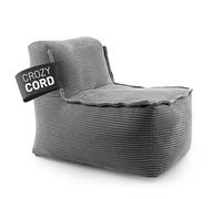 Lumaland Sezione centrale modulare, serie Cord, pouf per interni con struttura morbida, ideale per divano e pouf | Bean Bag con imbottitura - per soggiorno & Co. - 54 x 81 x 70 cm