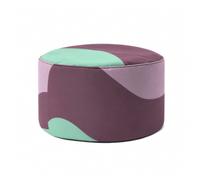 LUMALAND sgabello pouf rotondo multicolore ø45 cm cuscino seduta sgabello pog...
