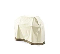 Lumaland Telo Copertura di Protezione per mobili da Giardino Impermeabile Copri Barbecue Griglia 125 (H) x 152,4 (L) x 63 (sp) cm Oxford 600D Beige