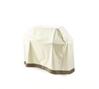 Lumaland Telo Copertura di Protezione per mobili da Giardino Impermeabile Copri Barbecue Griglia 133 (H) x 183 (L) x 68 (sp) cm Oxford 600D Beige
