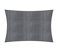 Lumaland Tenda da Sole Rettangolo 3x4m Protezione Tendina Parasole UV Hdpe