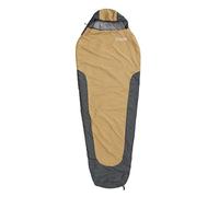 Lumaland Where Tomorrow Mumienschlafsack, Sacco a Pelo Ultraleggero Adulti (Unisex), Curry/Grigio, Piccolo e Leggero, 220 x 80 cm | Small & Light | 700g