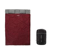 Lumaland Where Tomorrow Sacco a Pelo Doppio per 2 Persone 220 x 150 cm Diversi Colori - Rosso Bordeaux