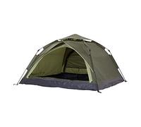 Lumaland Where Tomorrow Tenda da Campeggio Resistente e Leggera Pop Up per 3 Persone con 2 ingressi 215x195x120cm - Verde
