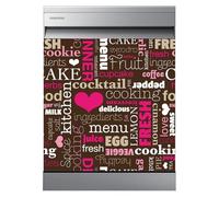 Lumalea Adesivi Lave Stoviglie - Cucina 3617682405268 - Adesivo lucido, 60 x 60 cm