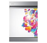 Lumalea Adesivi per lavastoviglie - Design 3617682456772 - Adesivo + protezione opaca, 60 x 60 cm