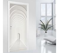Lumalea Adesivi per porta - Corridoio ad arco 3617682177158 - Adesivo + protezione lucida, larghezza 63 x altezza 205 cm