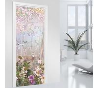 Lumalea Adesivi per porta - Foresta Incantata 3617681852377 - Adesivo + protezione opaca, larghezza 73 x altezza 205 cm