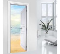 Lumalea Adesivi per porta Spiaggia 3617682167401 - Adesivo + protezione opaca, larghezza 63 x altezza 205 cm