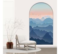 Lumalea Trompe l'occhio Arche - Voute - Paesaggio astratto 3617682103669 - Larghezza 80 x Altezza 145 cm