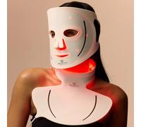 Lumalux Face+ | Maschera per viso e collo a luce LED Pro di Project E Beauty | 1600 LED | 7+2 colori 460~1072nm | Maschera LED a luce rossa + infrarossi + profonda