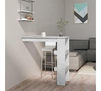 Lumanois Bancone da Muro Grigio Cemento 102x45x103,5 cm Legno Compensato, Mobili,Tavoli,Tavoli da Cucina e Sala da Pranzo, 18.53kg-811785