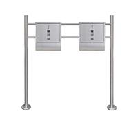 Lumanois Casetta della Posta Doppia con Supporto in Acciaio Inossidabile, Casa e Giardino,Arredo,Cassette postali, 6.69kg-271746