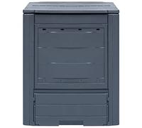 Lumanois Compostiere per Giardino 2 pz Grigio 60x60x73 cm 520 L,Casa e Giardino,Prato e Giardino,Compostaggio,Compostiere,11.08kg-278919