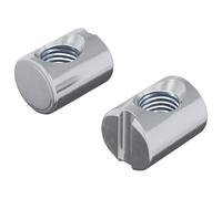 Lumanois Dadi a Tamburo 2 PCS Argento M6 x 13 mm Metallo, Articoli di ferramenta,Accessori ferramenta,Avvitatori da ferramenta,Dadi e bulloni, 0.16kg-864424