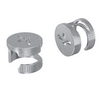 Lumanois Dadi con bloccaggio a Cam 2 PCS Argento 12 x 10 mm Metallo, Articoli di ferramenta,Accessori ferramenta,Avvitatori da ferramenta,Dadi e bulloni, 0.01kg-864355
