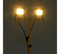 Lumanois Faretto a LED con Treppiede 2x50 W Bianco Caldo,Casa e Giardino,Illuminazione,Luci per Esterni ad Alta intensità,3.88kg-149656