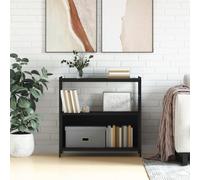 Lumanois Libreria Nera 80x30x78,5 cm in Legno Multistrato e Ferro,Mobili,Scaffalature,Librerie,13.86kg-832793