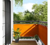 Lumanois Paravento da Balcone Arancione 75x800 cm 100% Poliestere Oxford, Casa e Giardino,Prato e Giardino,Vita all'aperto,Ombrelloni e Parasole, 1.45kg-42002139