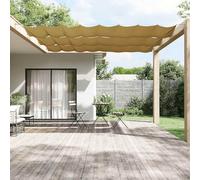 Lumanois Paravento Verticale Beige 140x800 cm in Tessuto Oxford, Casa e Giardino,Prato e Giardino,Vita all'aperto,Ombrelloni e Parasole, 3.72kg-148266