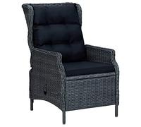 Lumanois Set da Pranzo da Giardino 9pz e Cuscini Polyrattan Grigio Scuro,Mobili,Mobili da Giardino,147.2kg-3060158