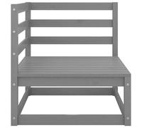 Lumanois Set Divani da Giardino 2 pz con Cuscini Grigio Massello di Pino,Mobili,Mobili da Giardino,Mobili e sedie da Giardino,unità per Divano componibile da Esterno,25kg-805752