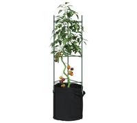 Lumanois Sostegni Pomodori con Sacchetti Piante 4pz 116 cm Acciaio e PP,Casa e Giardino,Prato e Giardino,Giardinaggio,Supporti per Piante,3.24kg-3281484