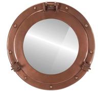 Lumanois Specchio da Parete Design Oblò Ø38 cm in Alluminio e Vetro, Casa e Giardino,Arredo,Specchi, 2.34kg-357857