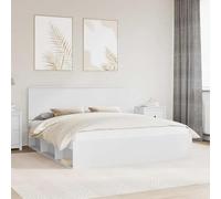 Lumanois Struttura del Letto Bianco 200 x 200 cm Pino massello,Mobili,Letti e telai per Letti,76.86kg-3409309