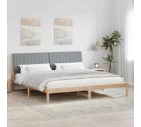 Lumanois Struttura del Letto Marrone 200 x 200 cm Pino massello, Mobili,Letti e telai per Letti, 41.2kg-3394398
