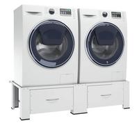 Lumanois SupDoppio Lavatrice e Asciugatrice con Cassetti Bianco, Casa e Giardino,Accessori elettrodomestici,Accessori lavatrici e asciugatrici,Accessori per lavatrici e asciugatrici, 21.4kg-51195