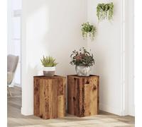 Lumanois Supporti per Piante 2 pz Legno 30x30x50 cm Legno Multistrato,Casa e Giardino,Prato e Giardino,Giardinaggio,Supporti per Piante,15kg-852922