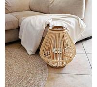 Lumanois Supporto per Lanterna a Sospensione in Vimini Naturale, Casa e Giardino,Arredo,Accessori per profumi per la casa,Portacandele, 4.9kg-246819
