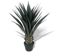 Lumanois Yucca Pianta Artificiale con Vaso 85 cm Verde, Casa e Giardino,Arredo,Flora Artificiale, 4.9kg-244429
