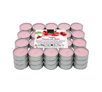 Lumar Aromatic Tealight Set di 60 Candele profumate, lumini aromatiche Fragranza fragole con panna