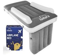 LUMARA - Letto gonfiabile per aerei per bambini piccoli, estensore per seggiolino per bambini, materasso ad aria per volo per bambini con cintura di sicurezza, valvole innovative, nessuna pompa