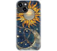 LUMARKE Custodia per iPhone 15 Plus - Compatibile con ricarica wireless - Silicone morbido a doppio strato + guscio rigido - Design floreale alla moda - Cover lucida per telefono da donna - Armonia