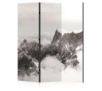 LUMASOUL Separe Divisorio Interno Bifacciale - Paravento da Interno 3 Pannelli Divisorio per Ambienti - Divisori per Interni con Motivo Hivernal - 135x172 cm