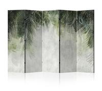 LUMASOUL Separe Divisorio Interno Monofacciale - Paravento da Interno 5 Pannelli Divisorio per Ambienti - Divisori per Interni con Motivo Jungle - 225x172 cm